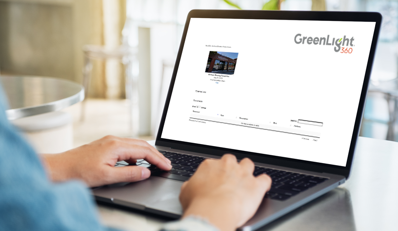GreenLight 360 portal webpage